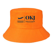 Thumbnail for Okayama Momotaro Airport (OKJ) summer hat - orange