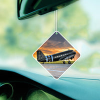 Thumbnail for Old Airplane Parked During Sunset Designed Car Air Fresheners