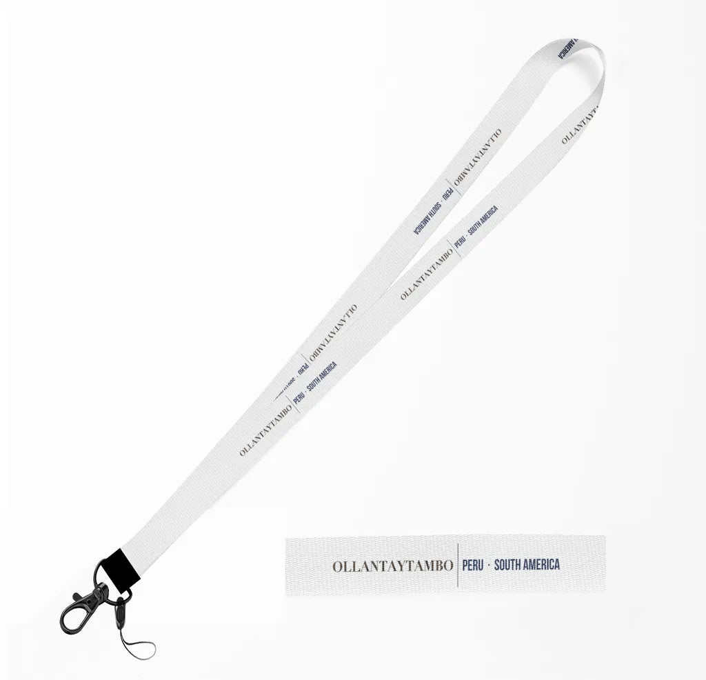 Ollantaytambo City Series lanyard - white