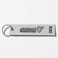 Thumbnail for Oman Air Crew & Staff Tag Key Chains - White - Crew