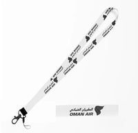 Thumbnail for Oman Airlines lanyard - white