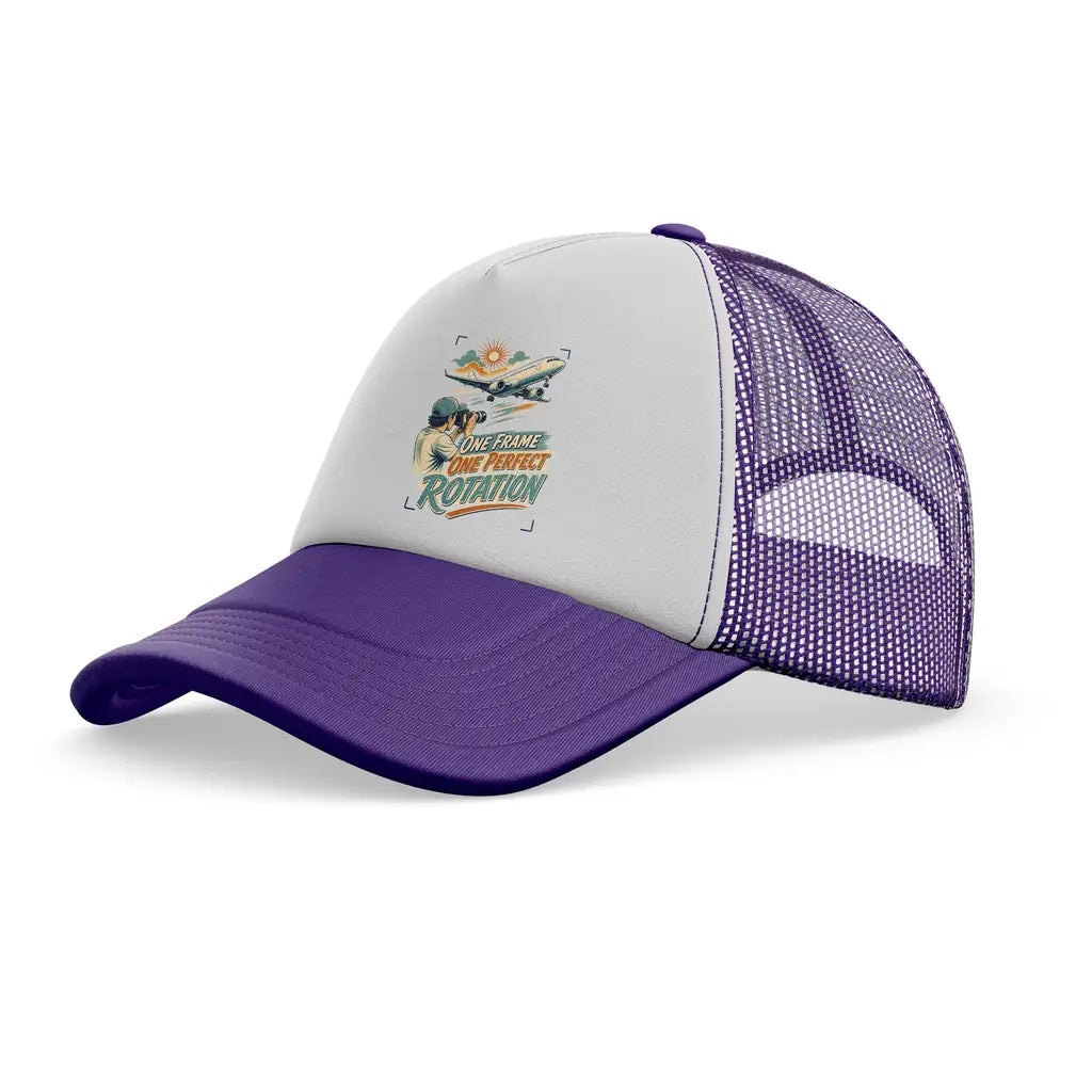 One Frame One Perfect Rotation trucker cap - purple