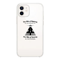 Thumbnail for One Mile of Runway Will Take you Anywhere Designed Transparent Silicone iPhone Cases