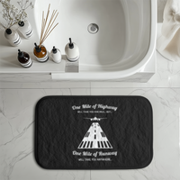 Thumbnail for One Mile of Runway Will Take you Anywhere Designed Bath Mats