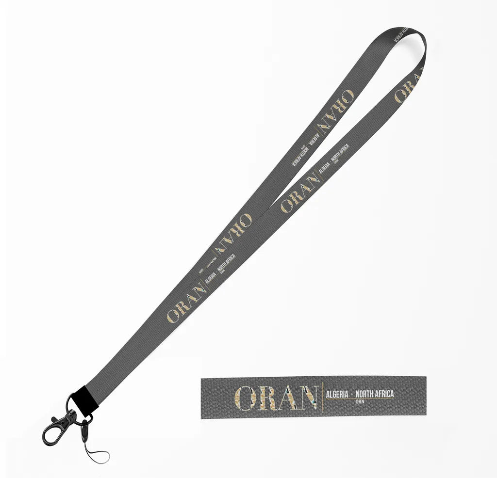 Oran City Series lanyard - gray