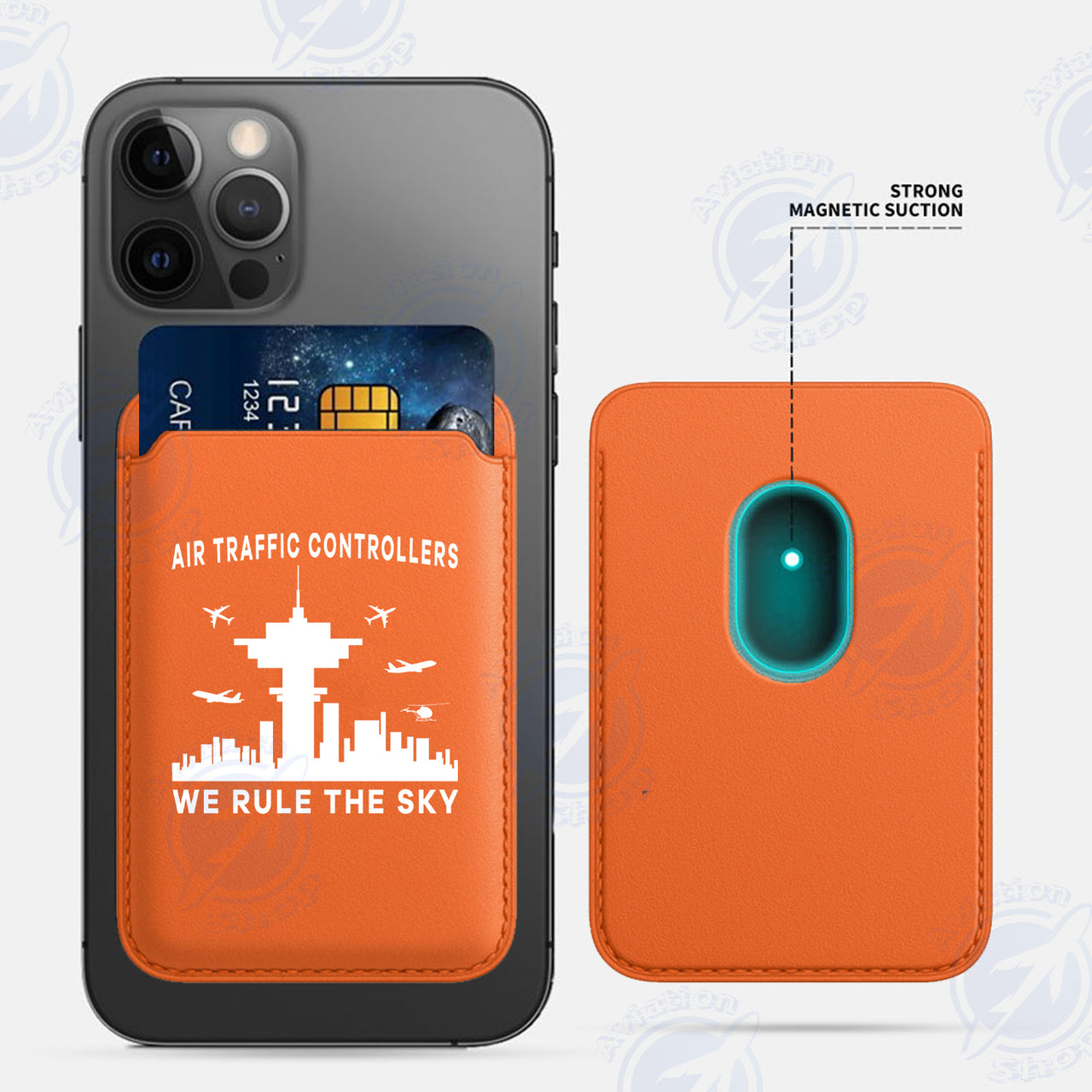Air Traffic Controllers - We Rule The Sky iPhone Cases Magnetic Card Wallet