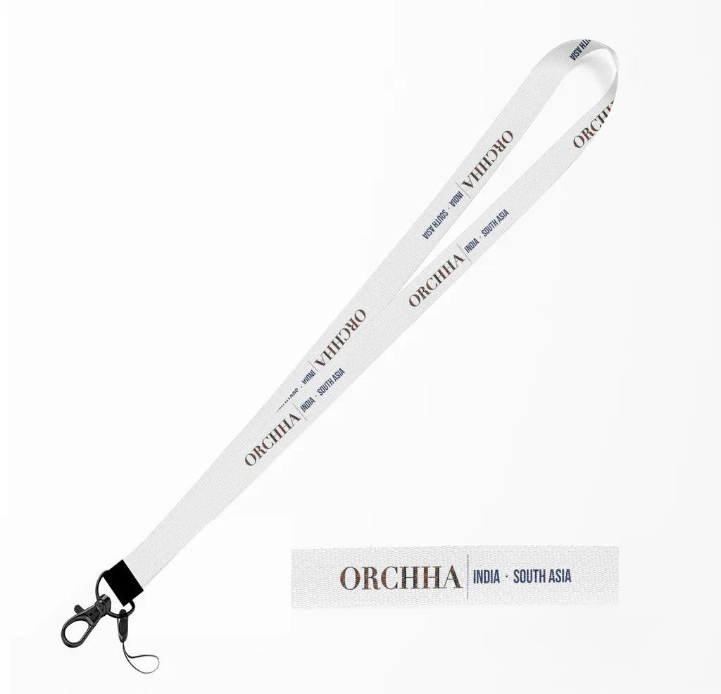 Orchha City Series lanyard - white