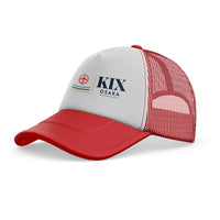 Thumbnail for Osaka Kansai International Airport (KIX) trucker cap - red