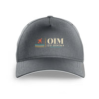Thumbnail for Oshima Airport (OIM) printed hat - gray