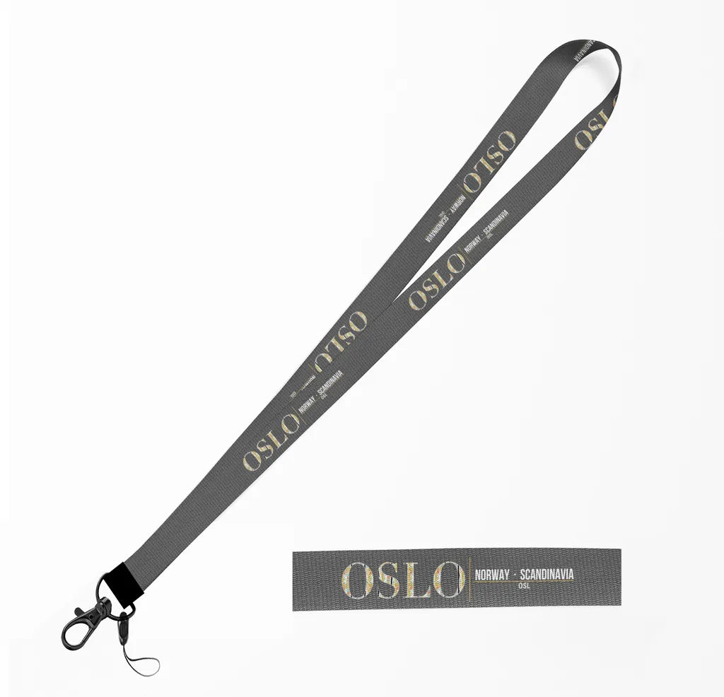 Oslo City Series lanyard - gray
