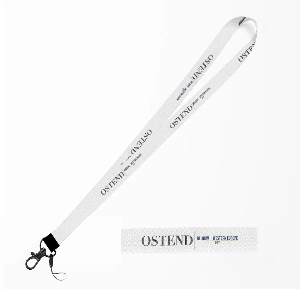 Ostend City Series lanyard - white