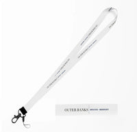 Thumbnail for Outer Banks City Series lanyard - white