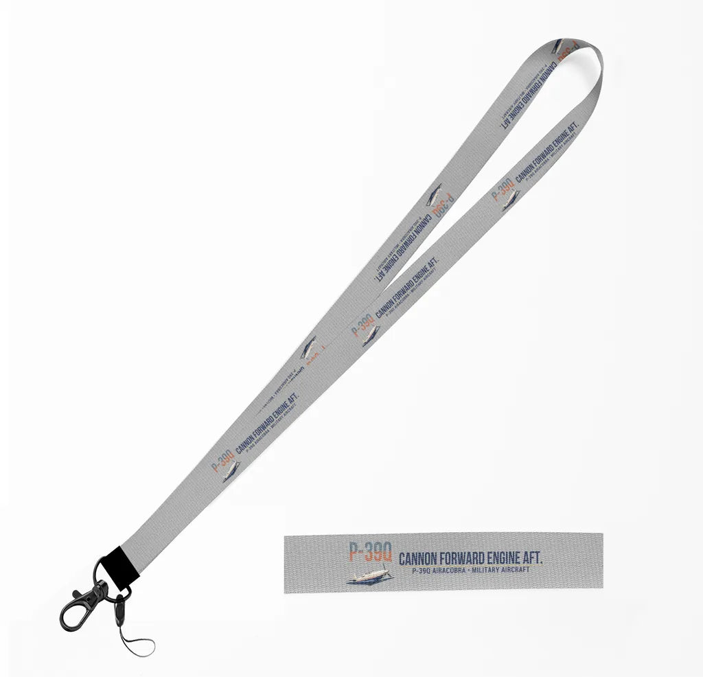 P-39Q Airacobra lanyard - light gray