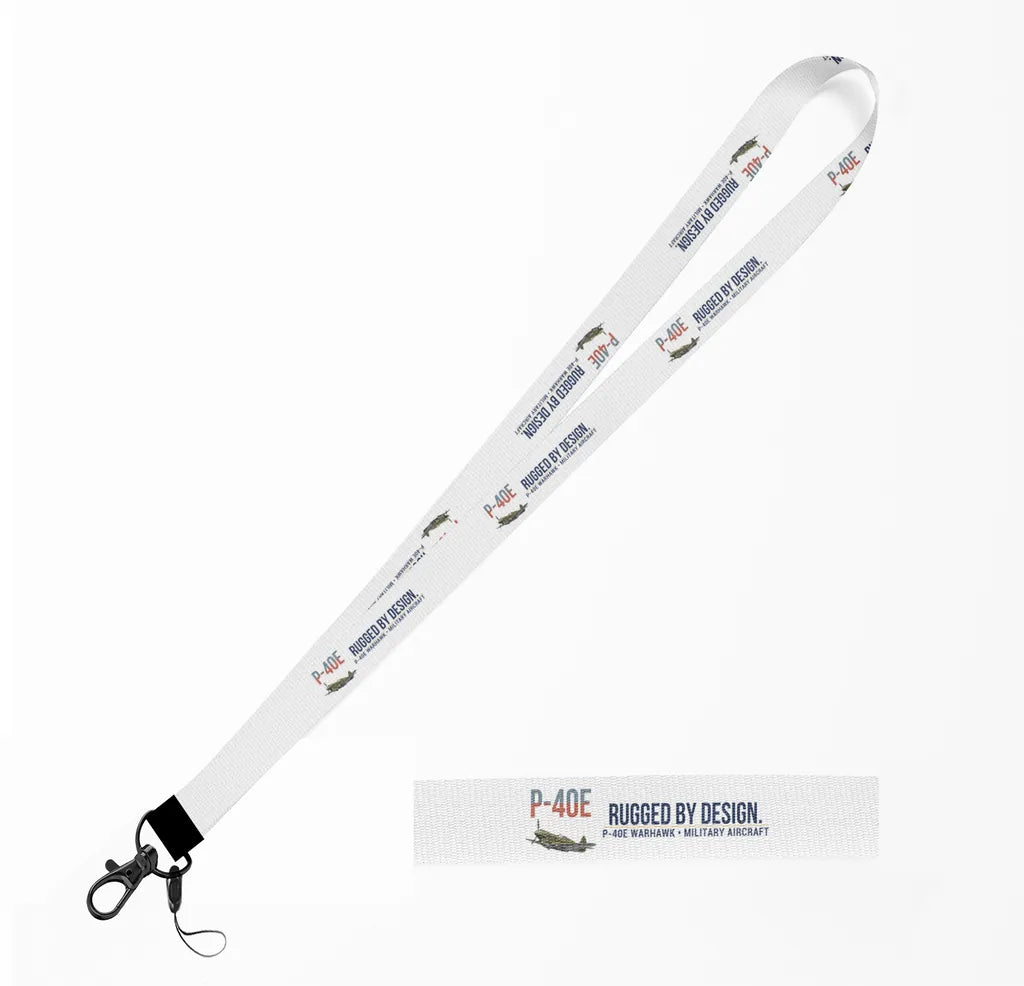 P-40E Warhawk lanyard - white