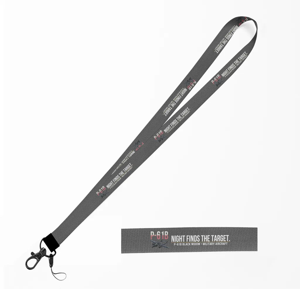 P-61B Black Widow lanyard - gray