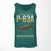 Thumbnail for P-63A Kingcobra design on green tank top