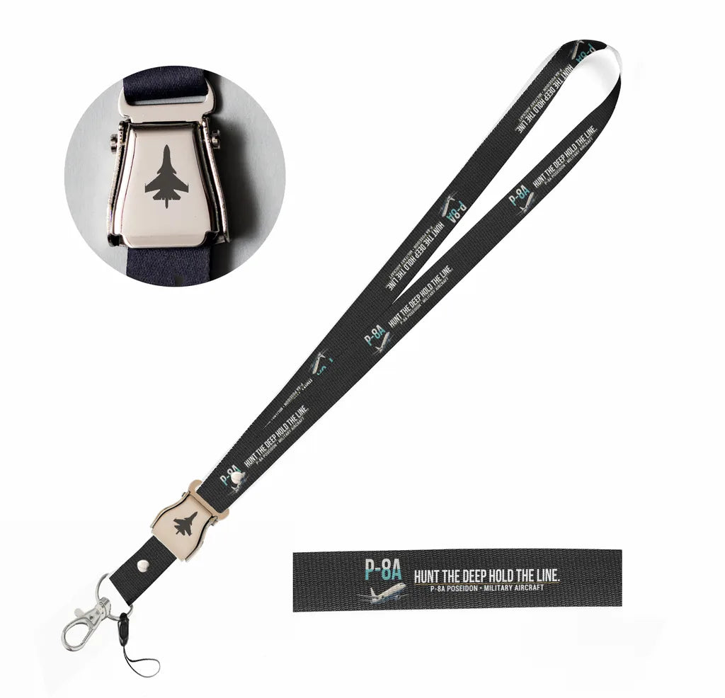 P-8A Poseidon seat belt lanyard - black