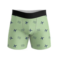 Thumbnail for Paderborn Lippstadt Airport (PAD) Men Boxers - Pattern - Light Green