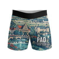 Thumbnail for Paderborn Lippstadt Airport (PAD) Men Boxers - Scene + Name