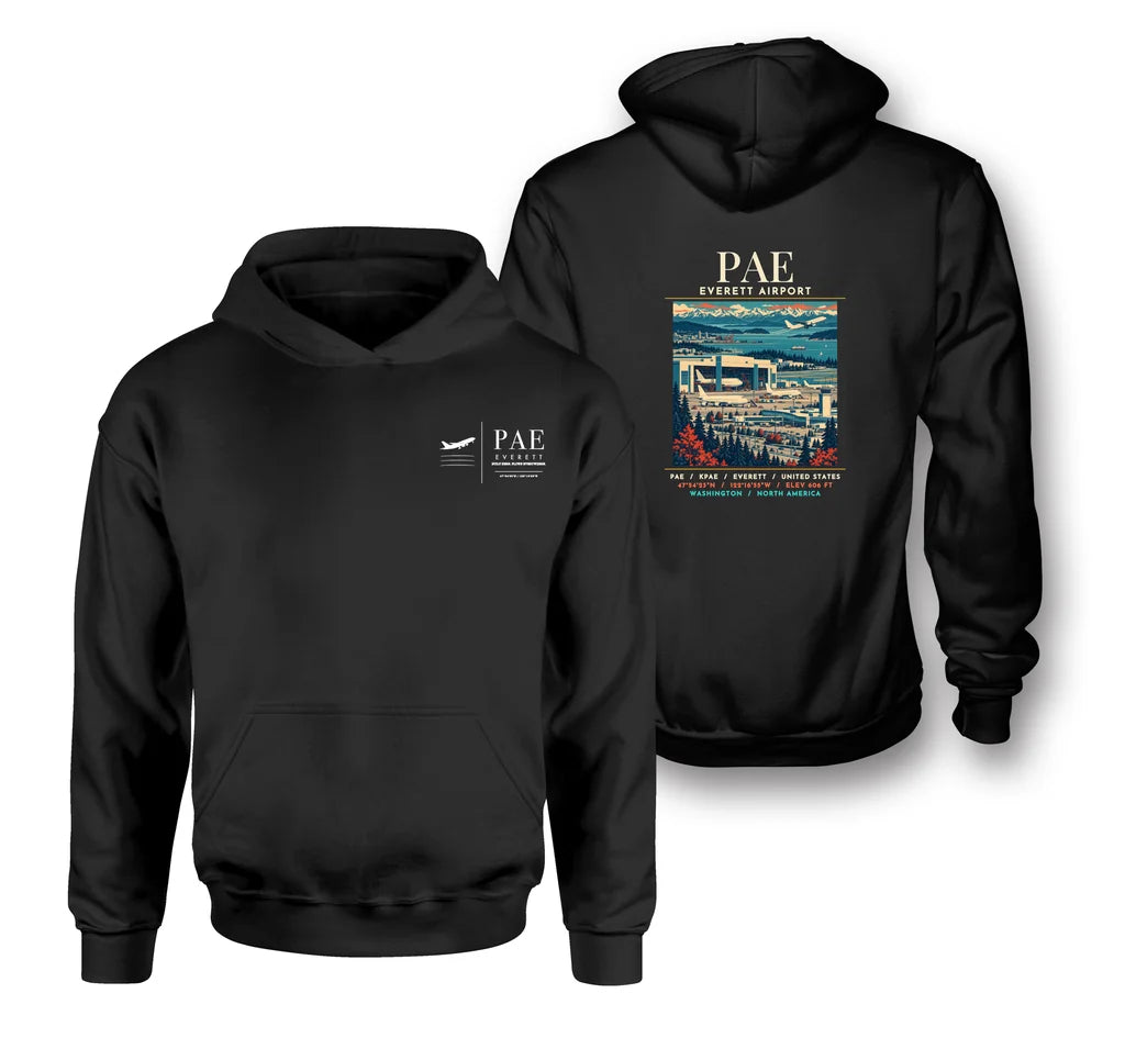 PAE - Poster - Double-Side Hoodie - Black