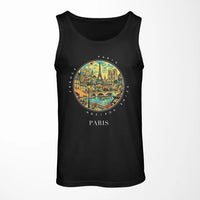 Thumbnail for PARIS - Badge - Tank Top - Black