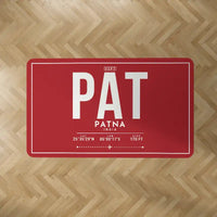Thumbnail for Jay Prakash Narayan International Airport (PAT) Carpets - Carpet Rectangle - ID Tag - Red