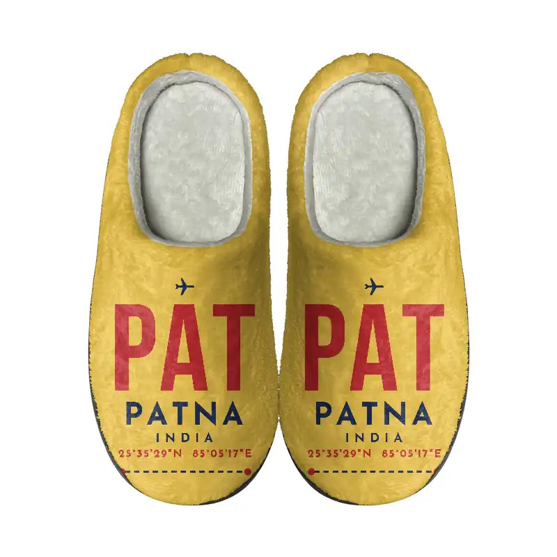 Jay Prakash Narayan International Airport (PAT) Slippers & Flip Flops - Slippers - Cotton - Code - Same - Yellow