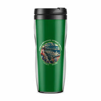 Thumbnail for Puebla Hermanos Serdán International Airport (PBC) Travel Mugs - Badge - Plastic (No Holder) - Green