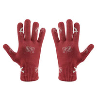 Thumbnail for Plattsburgh International Airport (PBG) Gloves - Gloves - Full - Pattern - Red