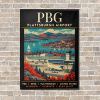 Thumbnail for PBG - Poster - Canvas Framed - Black