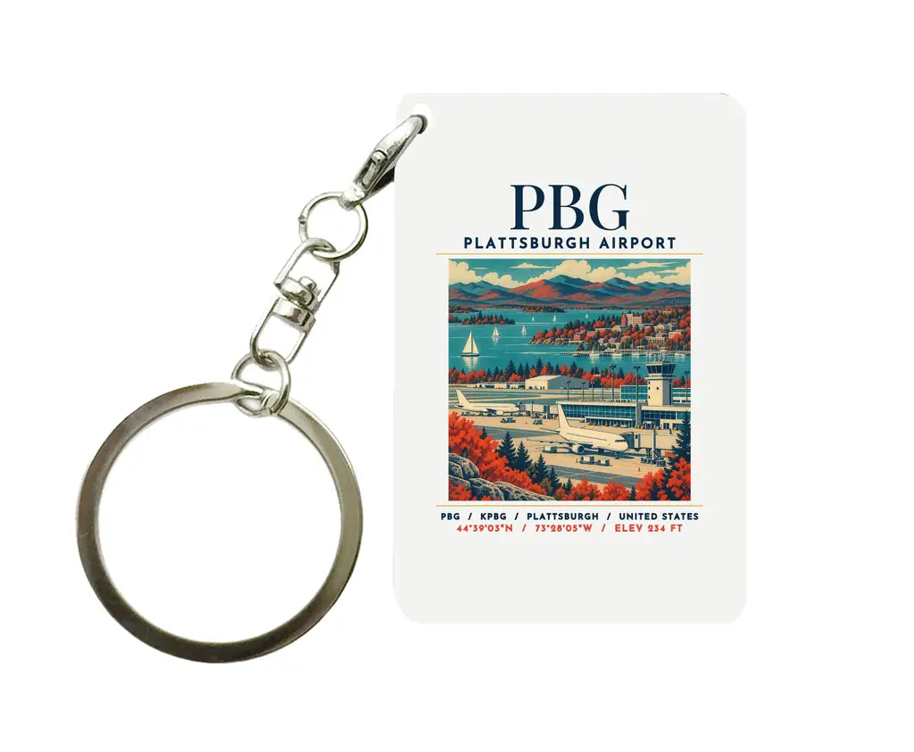PBG - Poster - Key Chain - White