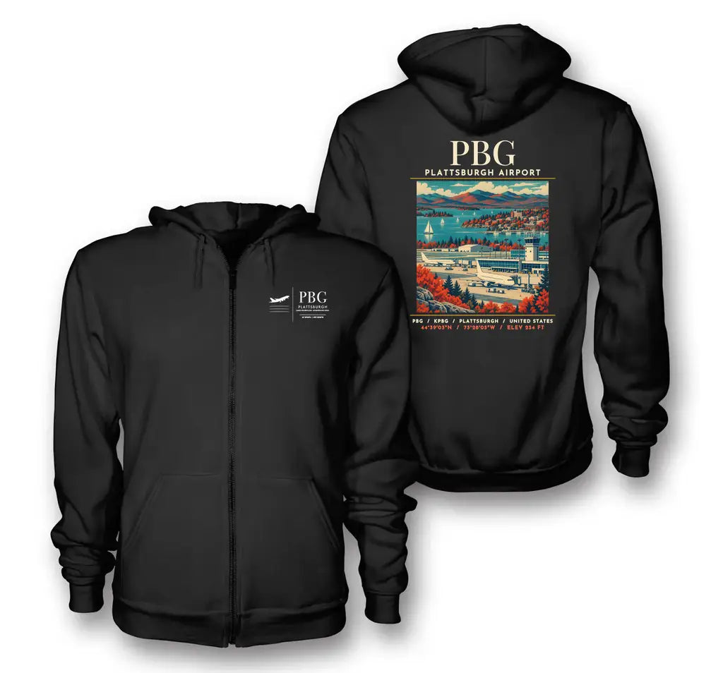 PBG - Poster - Zipped Hoodie - Black