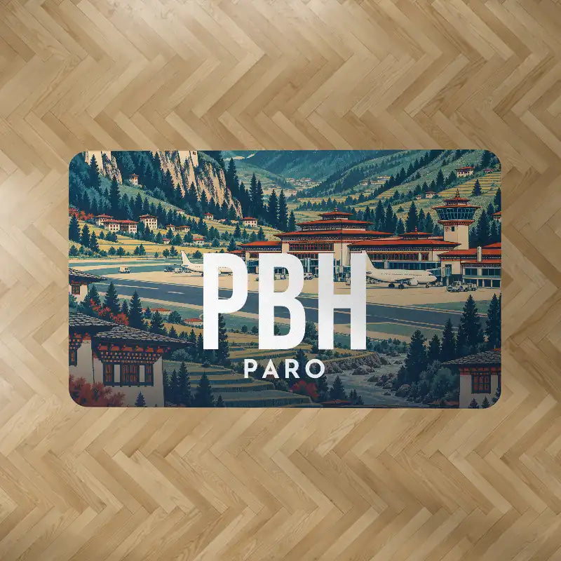 Paro International Airport (PBH) Carpets - Carpet Rectangle - Scene