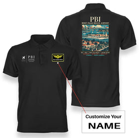 Palm Beach International Airport (PBI) Premium Polo T-Shirts