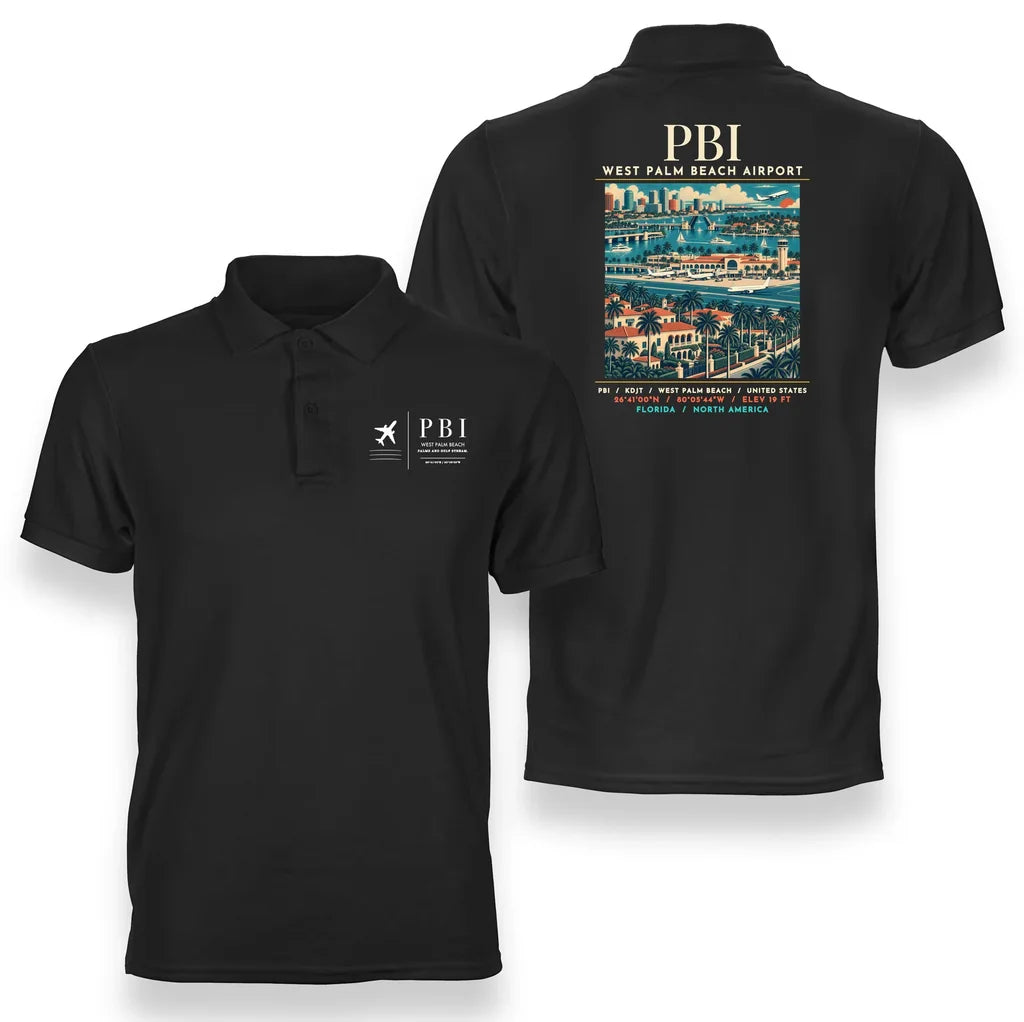 PBI - Poster - Double-Side Polo - Black