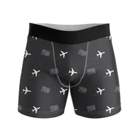 Thumbnail for Minangkabau International Airport (PDG) Men Boxers - Pattern - Black