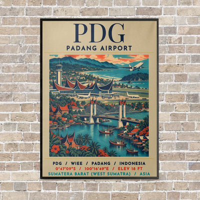 PDG - Poster - Canvas Framed - Beige
