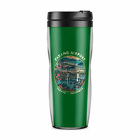 Thumbnail for Minangkabau International Airport (PDG) Travel Mugs - Badge - Plastic (No Holder) - Green