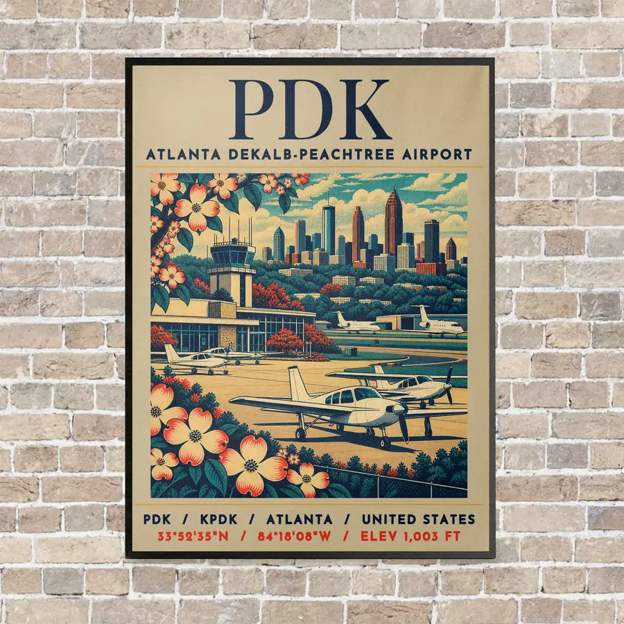 PDK - Poster - Canvas Framed - Beige