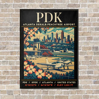 Thumbnail for PDK - Poster - Canvas Framed - Black