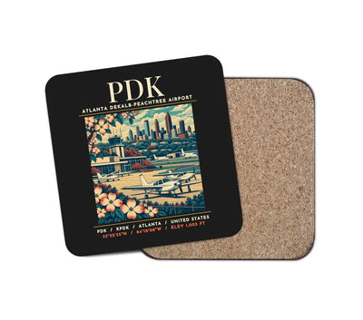 PDK - Poster - Coaster - Black
