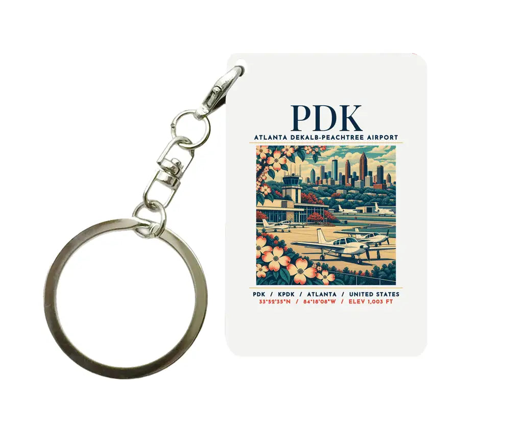 PDK - Poster - Key Chain - White