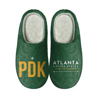 Thumbnail for Atlanta DeKalb-Peachtree Airport (PDK) Slippers & Flip Flops - Slippers - Cotton - Code - Different - Green