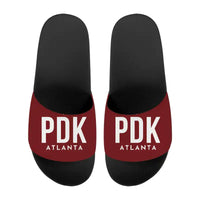Thumbnail for Atlanta DeKalb-Peachtree Airport (PDK) Slippers & Flip Flops - Slippers - Sport - Code - Dark Red