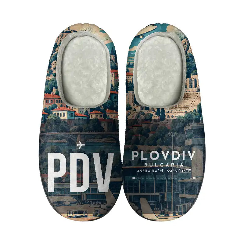 Plovdiv Airport (PDV) Slippers & Flip Flops - Slippers - Cotton - Scene - Different