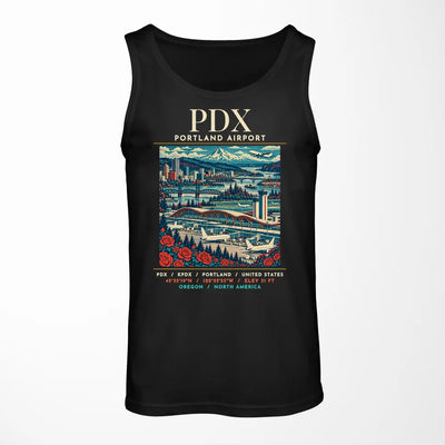 PDX - Poster - Tank Top - Black