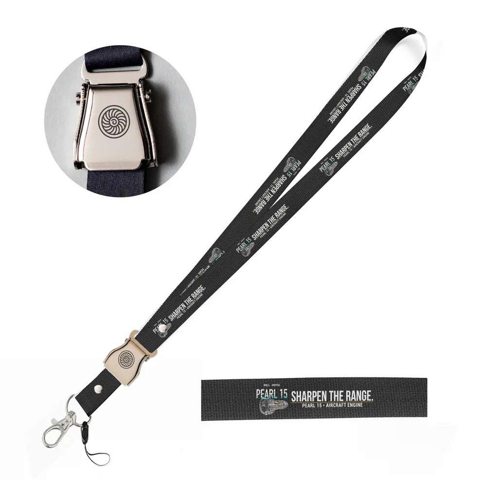 PEARL 15 seat belt lanyard - black