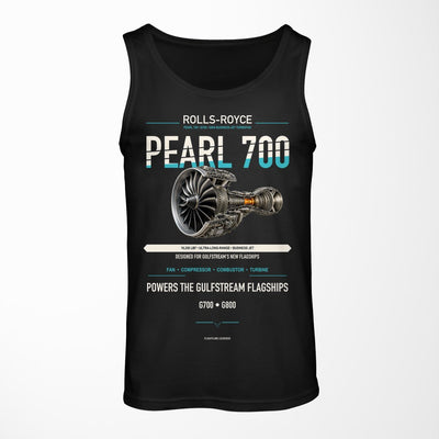 PEARL 700 design on black tank top