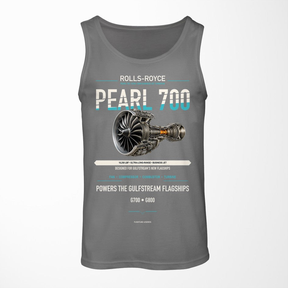 PEARL 700 design on gray tank top