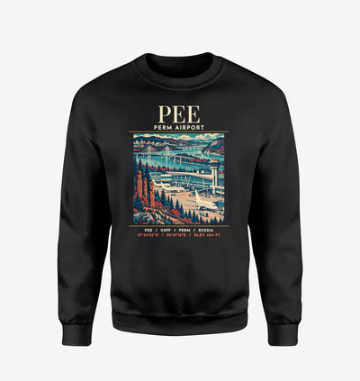 PEE - Poster - Sweatshirt - Black